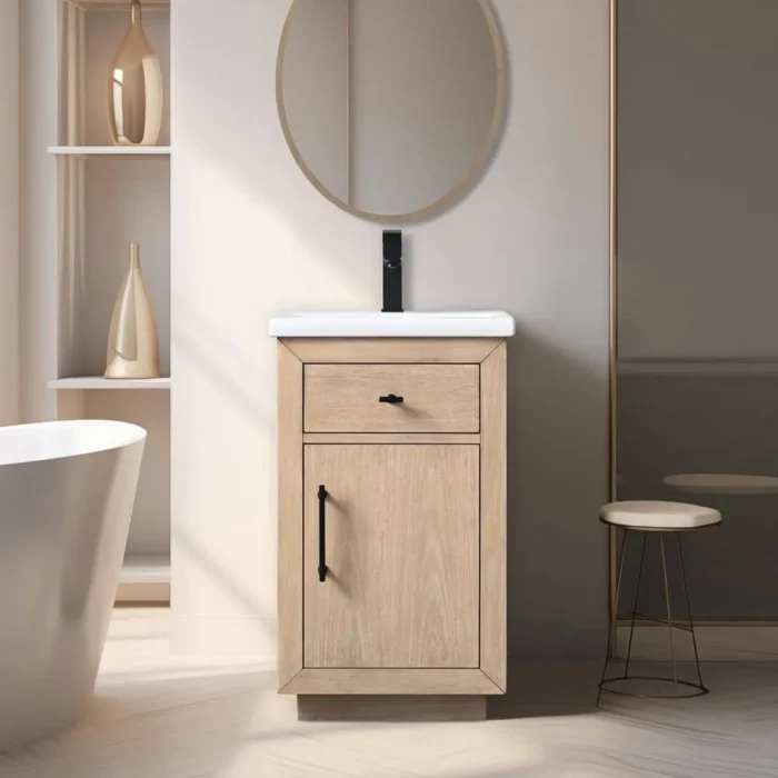 Avignon 24 Inch Tan Bathroom Vanity