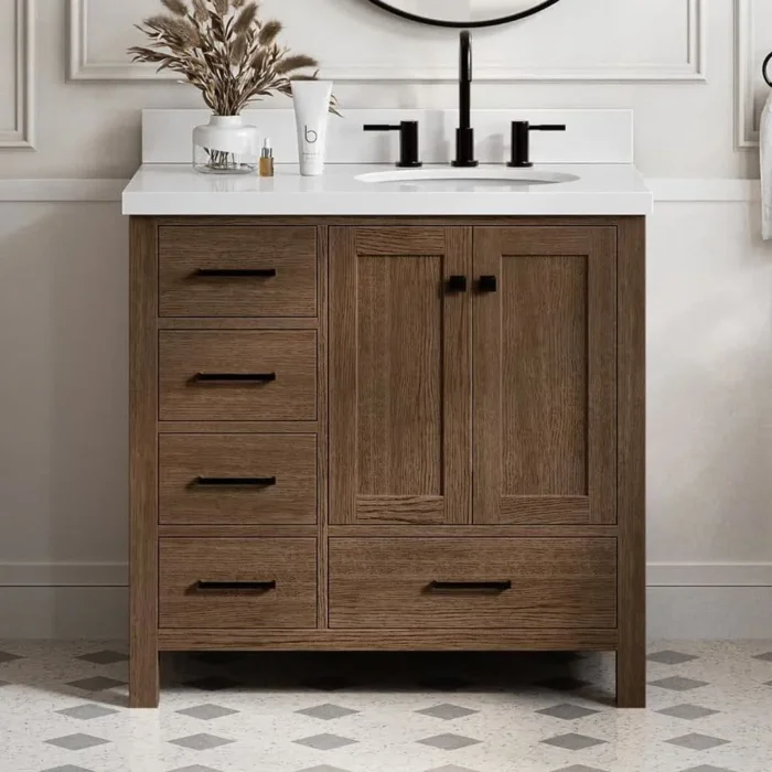 Cambridge 36 Inch Espresso Bathroom Vanity