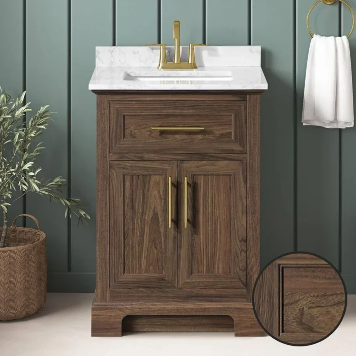 Doveton 30 Inch White Bathroom Vanity